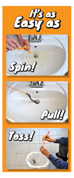 Drain Weasel Spin Pull Toss